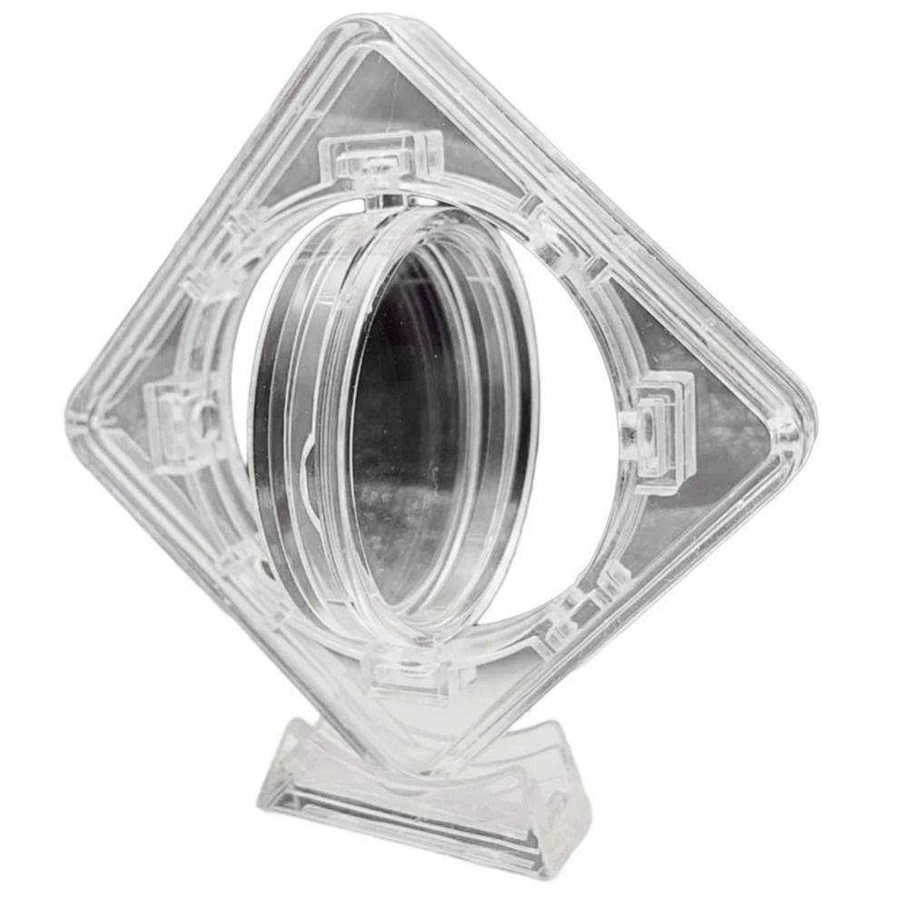 Resin Art Case - Gift Rotatable Coin Display Case Floating