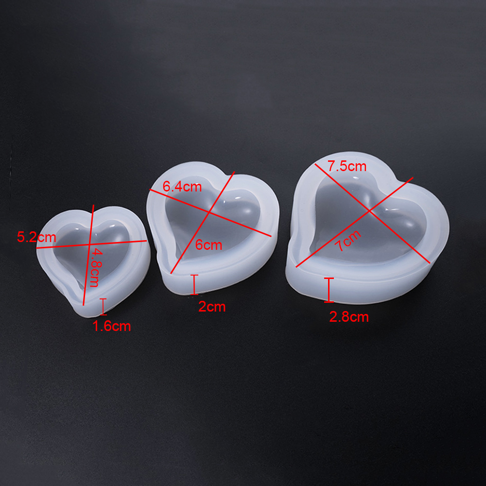 Silicone World 3D Heart Candle - Resin Art Alphabet review and price