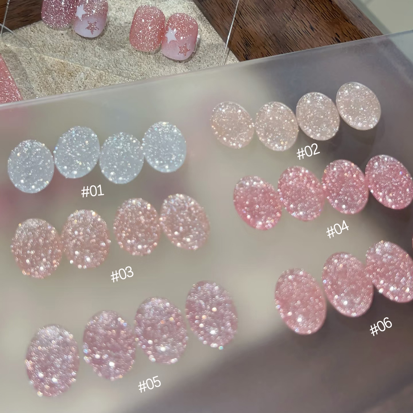 1-6pcs TC 2025 New Pink Naked  - Resin Art Rose review and price