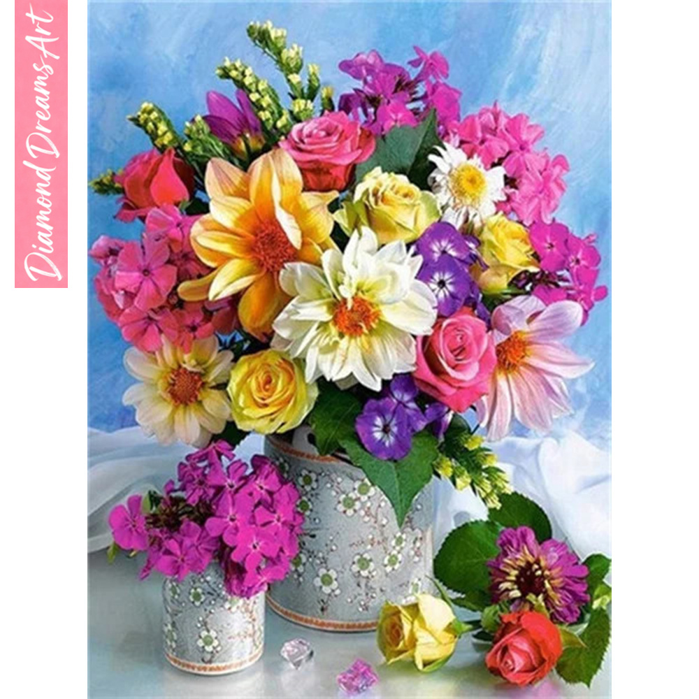 Full Diamond Mosaic Flower 5D  - Resin Art Rose review and price
