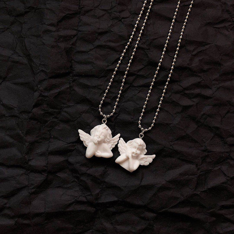 Cute Cupid Angel Pendant Stain - Resin Art Baby review and price